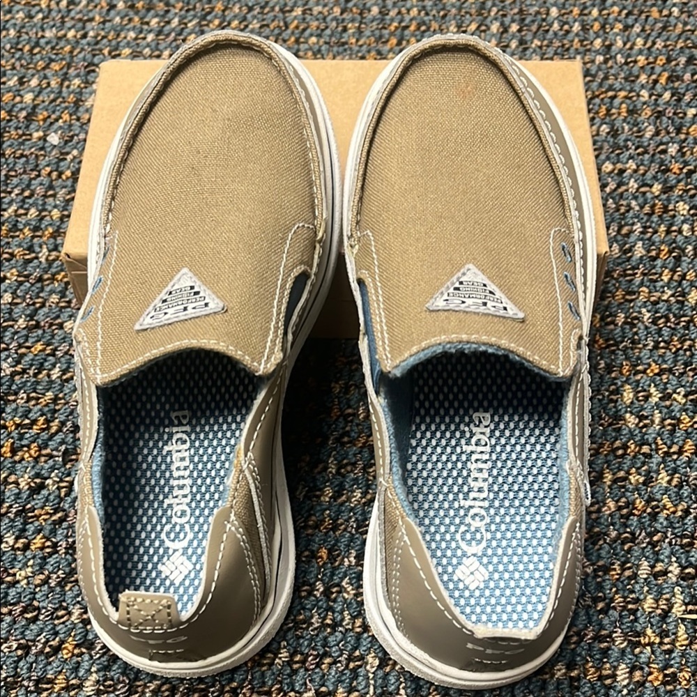 Columbia Youth Bahama PFG Slip-On Boat Shoes
